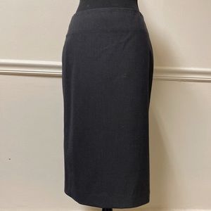 Banana Republic NWOT Dark Charcoal Midi Skirt
